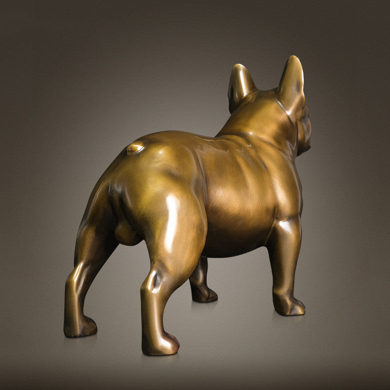 Lyxen™ Bronze Bulldog Sculpture — Modern Guardian Edition