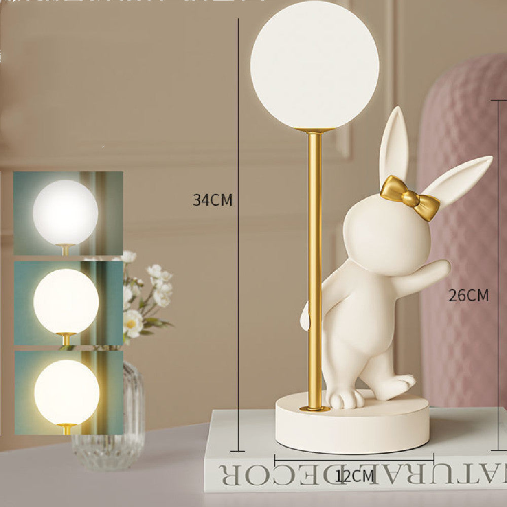 LYXEN™ LumiRabbit – Nordic Resin Bedroom Lamp