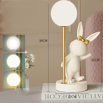 LYXEN™ LumiRabbit – Nordic Resin Bedroom Lamp