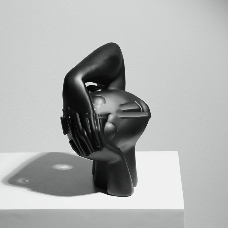 Lyxen™ The Thinker — Modern Abstract Portrait Sculpture