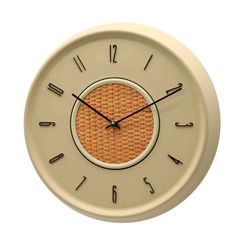LYXEN CasaRattan – Minimalist Resin Wall Clock