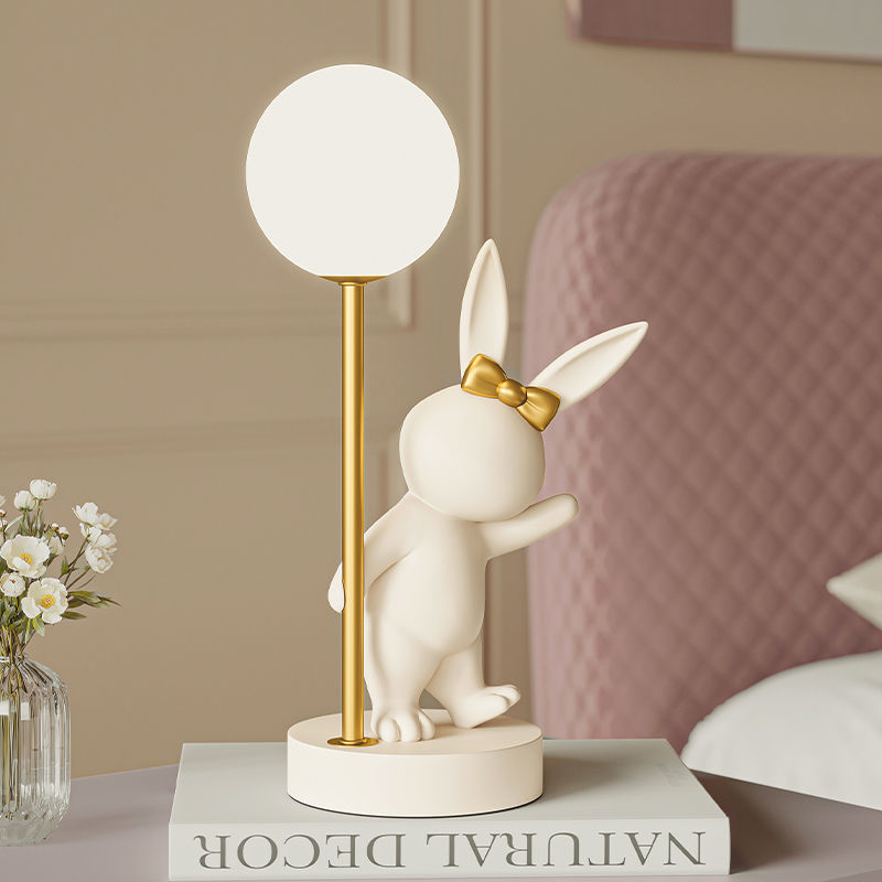LYXEN™ LumiRabbit – Nordic Resin Bedroom Lamp